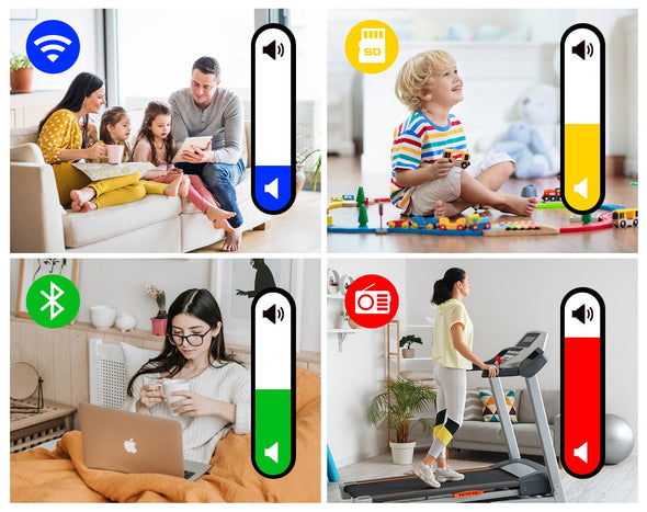 Weconic 10" Touchscreen Wall Amplifier with 6" Ceiling Speaker Package