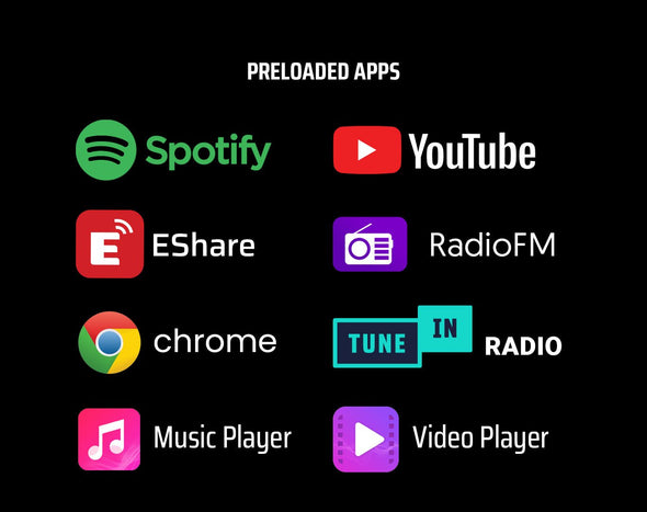 Weconic 10" Touchscreen Wall Amplifier with 6" Ceiling Speaker Package