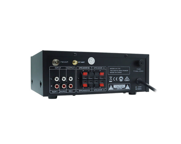 Weconic 6" Indoor Ceiling Speaker Set with Bluetooth Amplifier 182C+2xLGC63