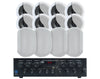 Indoor Outdoor Speaker Package with 480W Amplifier 176C+4xC62+2xWTP660