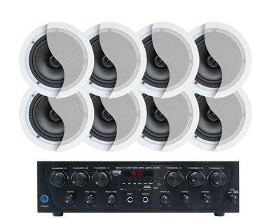 Weconic Bluetooth Amplifier + 6" Ceiling Speakers Package Cafe 176C+4xC62
