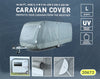 18ft - 20ft Caravan Cover UV Resistant 3 Zip Reinforced 