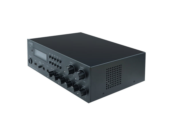 160W Dual Zone Professional Bluetooth Amplifier with Optical Input 182C