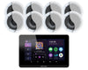Weconic 7" Touchscreen Wall Amplifier with 6" Speaker Package