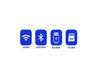 Weconic 7" Touchscreen Wall Amplifier with WiFi Bluetooth WTS-7