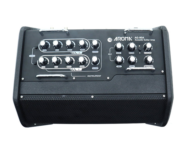 AROMA 80W Portable Guitar Amplifier AG-80A 