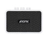 AROMA Portable Mini Guitar Amplifier with Bluetooth White AG-04-WHT