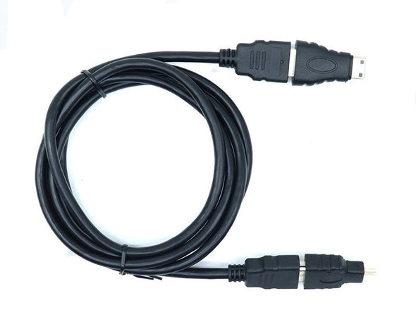 HDMI to HDMI 1.5m Mini Micro Tips HD 4K TV Monitor Projector HDMI3IN1 