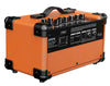 AROMA 15W Portable Guitar Amplifier Multi Distortion Clean Tones Bass Treble Control Bluetooth Built-In Battery Orange TM-15-ONG 
