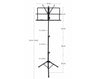 Lightweight Sheet Music Stand with Carry Case P-02