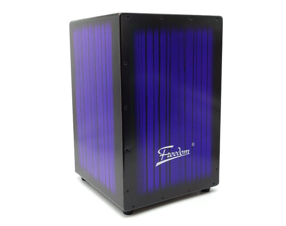 Freedom Cajon Box Drum Snare Wire Padded Case Blue DB01-BLU 