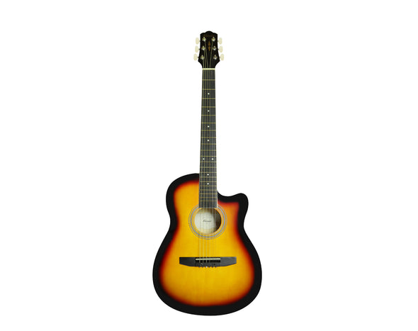 Freedom 38" Acoustic Guitar Cutaway Sunburst GAC-110C-SUNB