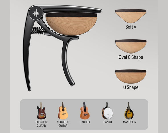 Donner Guitar Capo for Electric and Acoustic Guitar ‎EC815