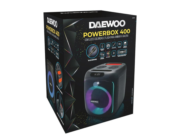 DAEWOO Bluetooth Powerbox 400 Party Speaker Wired Microphone DW621