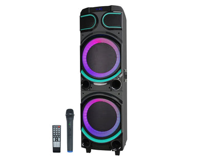 DWSONIY Wireless Karaoke Speaker with Bluetooth and Wireless Microphone DW-1026