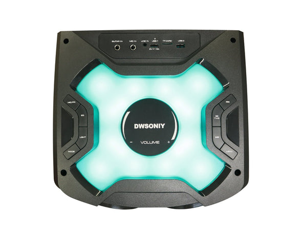 DWSONIY Wireless Karaoke Speaker with Bluetooth and Wireless Microphone DW-1026