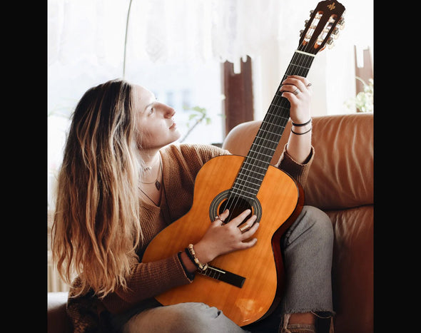 Donner 39" Classical Acoustic Guitar Beginner Kit DCG-162BR