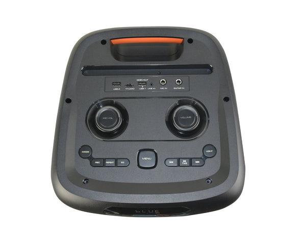 EDEN 80W RMS Portable Bluetooth Karaoke Speaker Dual Wireless Microphones ED-819