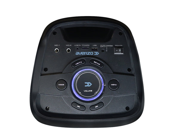 AVENZO Portable Bluetooth Party Speaker LED Lights Digital Display ED-605