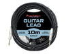 Precision Audio 1/4" To 1/4" 6.35mm Studio Stage Guitar Lead 10m GLEAD10