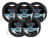 Precision Audio 5 Pack 1/4" To 1/4" 6.35mm Studio Stage Guitar Lead 10m GLEAD10