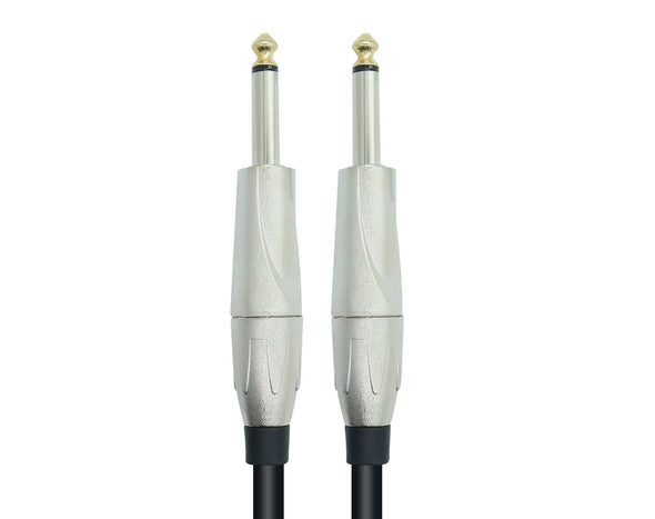 Precision Audio 1/4" To 1/4" 6.35mm Guitar Lead Weave 5m GLEADWEAVE5-GLD