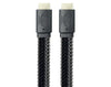 Precision Audio HDMI-HDMI Cable Flat Braided 24K Gold Plated (2m-15m)