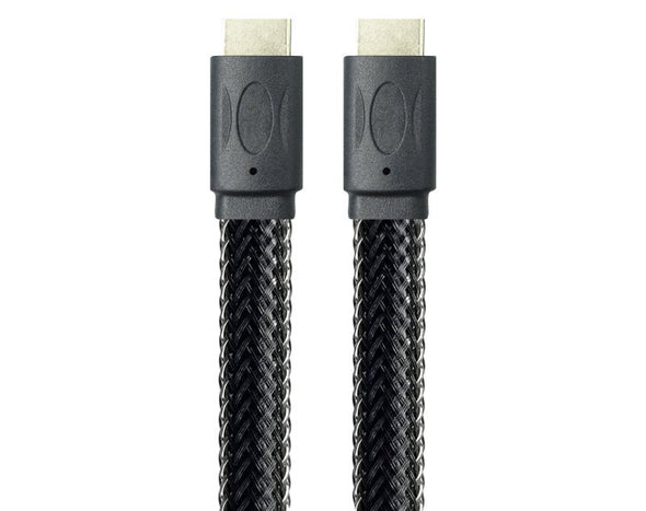 Precision Audio HDMI-HDMI Cable Flat Braided 24K Gold Plated (2m-15m)