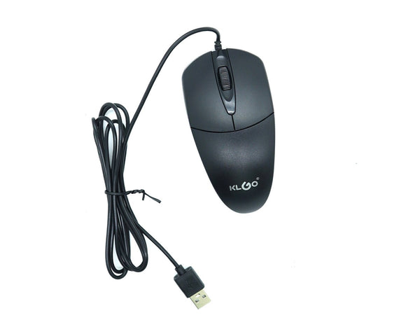 KLGO Wired QWERTY Keyboard & Mouse Combo JP-1