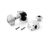 Tuning Pegs Semi-Closed Machine Heads for Acoustic Guitar Chrome 3L+3R Set 6pc K807 