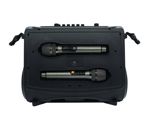 Weconic 15.4" Portable Touchscreen Bluetooth Karaoke Speaker with Wireless Microphones LG15S