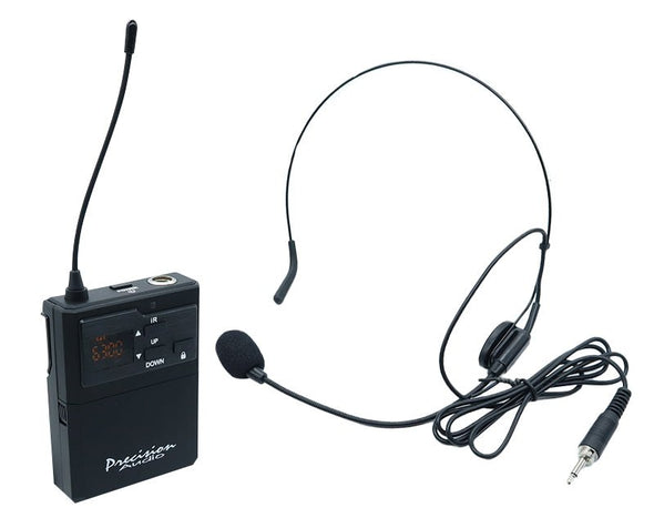 Twin Channel UHF Wireless Microphone System Handheld Bodypack MIC23 