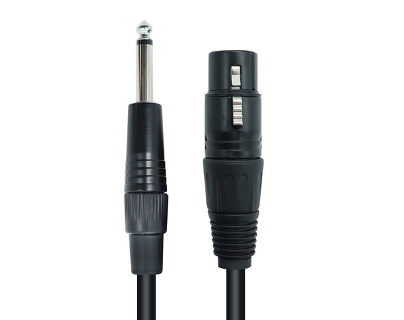 Precision Audio 1/4" to XLR Studio Stage Microphone Lead 10m MJACK10