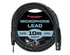 Precision Audio 1/4" to XLR Studio Stage Microphone Lead 10m MJACK10