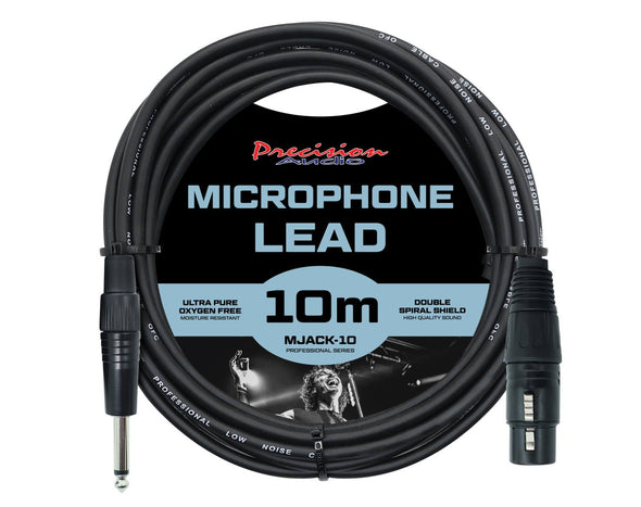 Precision Audio 1/4" to XLR Studio Stage Microphone Lead 5m MJACK5