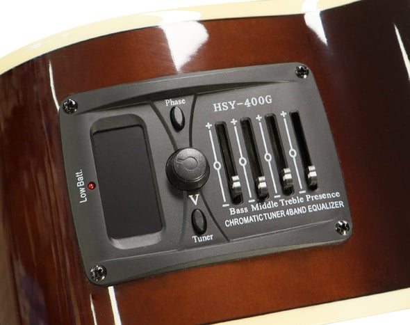 40" Semi-Acoustic Guitar Cutaway 4 Band EQ MJG-40CEQ
