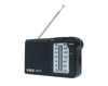 Portable Pocket AM FM Radio Speaker Black MK-307-BLK