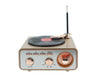 Retro Bluetooth Speaker AM FM SW Radio Gold MK-626BT-GLD