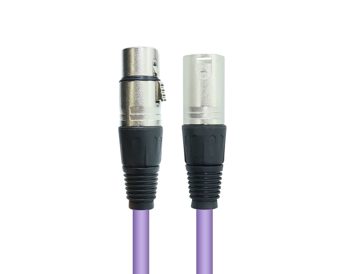 Precision Audio XLR To XLR Studio Stage Microphone Lead Purple 10m MLE ...