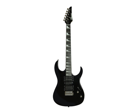 Freedom 6 String Electric Guitar Black 3m Cable Tremolo Arm MS170-BLK