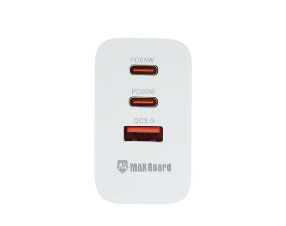 Maxguard 65W Three Port Fast Charger + Magsafe 2 Cable Laptop Charger