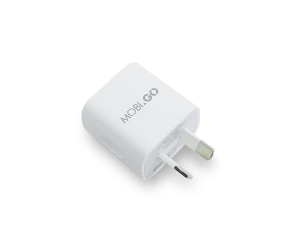 Dual USB Adaptor with USB to Lightning Cable Combo Quick Charge Charger GO302