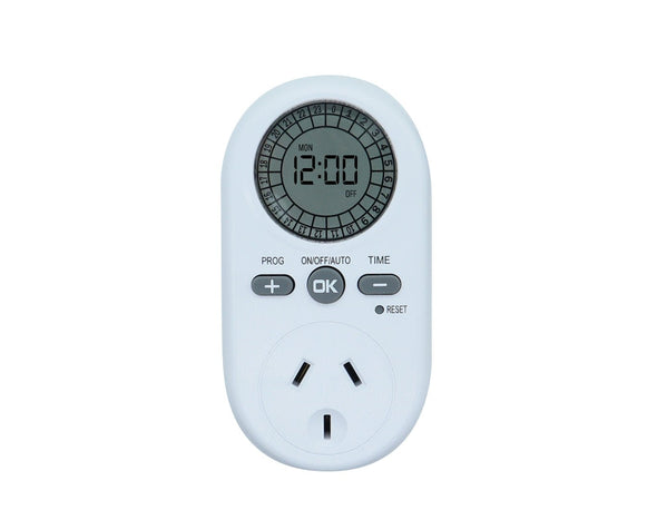 MORT BAY Indoor Digital Timer One Socket 2400W LCD Display