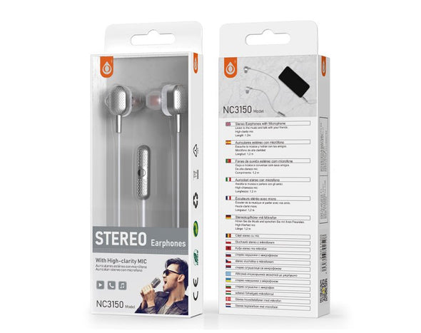 Wired Stereo Earphones with Microphone NC3150 