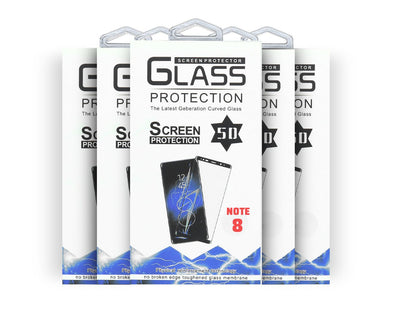 Bulk Pack of 10 Samsung Galaxy Note 8 Glass Phone Screen Protector GLASS-SAMN8X10