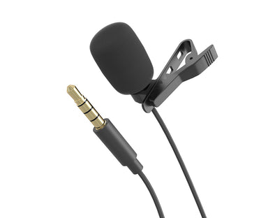 Mini Microphone 3.5mm Audio JACK With Lapel Clip NR9144 3m