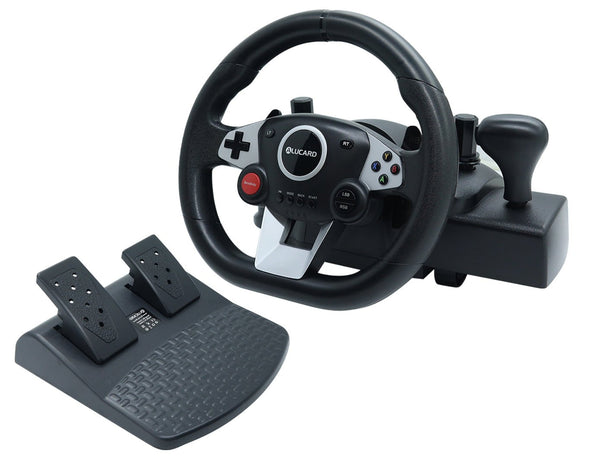 ALUCARD Pro Gaming Racing Wheel & Pedals for P4 XB NS-9887