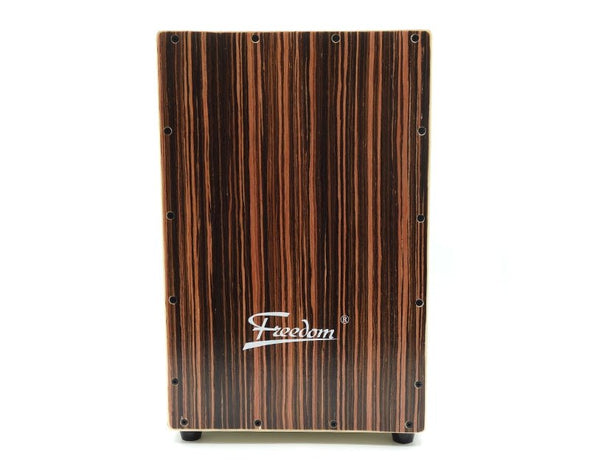 Freedom Cajon Box Drum Snare Wire Padded Case Natural Finish DB01-NAT 