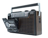 Portable Bluetooth Cassette Player AM/FM Retro Radio Brown PA-3000