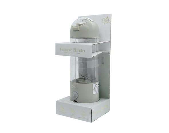 Cook With Color 414ml Portable Blender Stainless Steel Blades BPA Free Grey WPB03-GRY